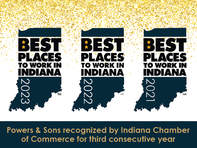 Powers & Sons Indianapolis named Best Place to Work in 2023