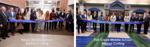 Belzer MS & Fall Creek MS Ribbon Cutting Ceremonies