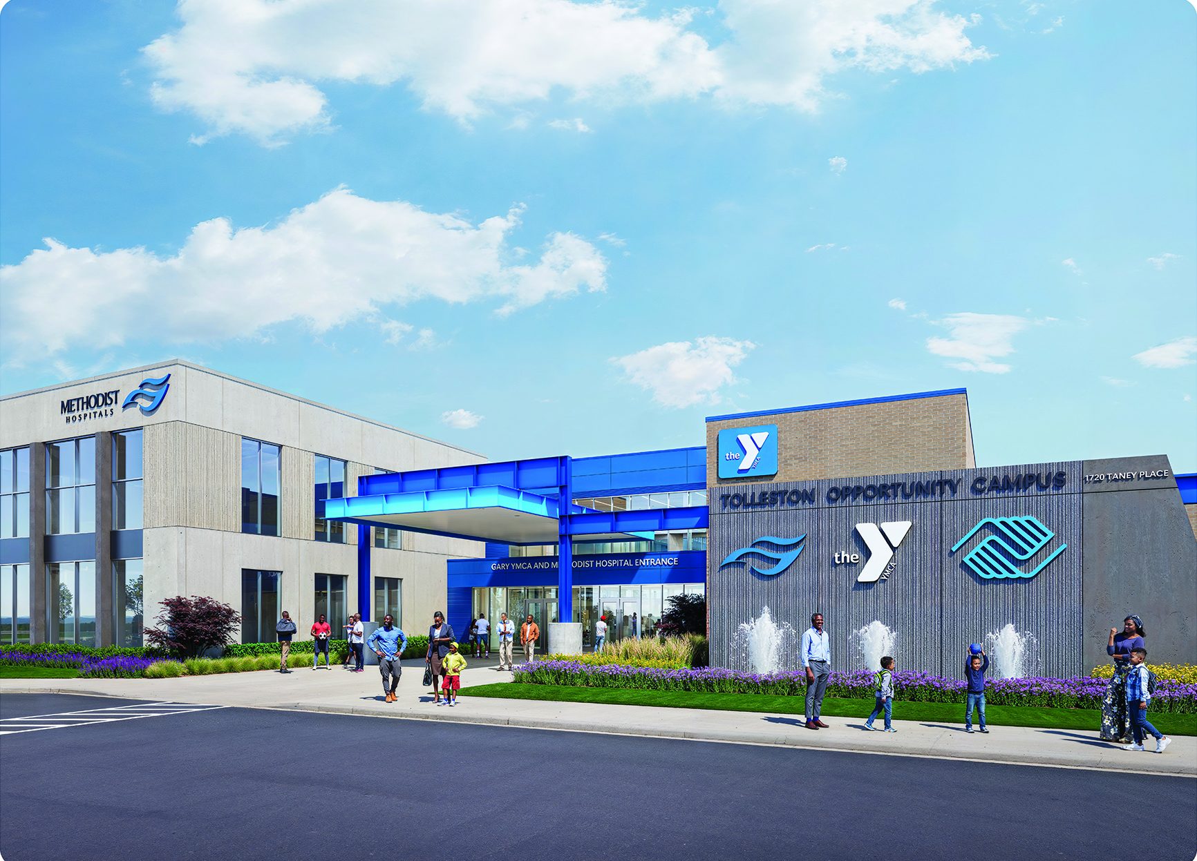 Rendering of the Tolleston Opportunity Campus